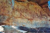 Aboriginal Paintings at the Mitchell Falls