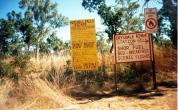 crossroads at Gibb river road and Kallumburu road